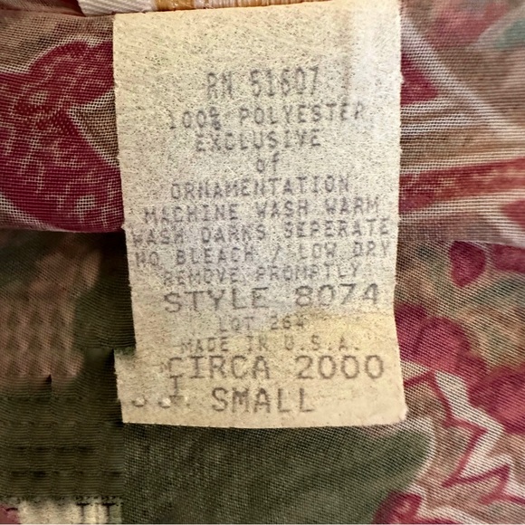 CIRCA 2000 Sheer Floral Short Sleeve Robe Lingerie Loungewear Coverup - Picture 6 of 6